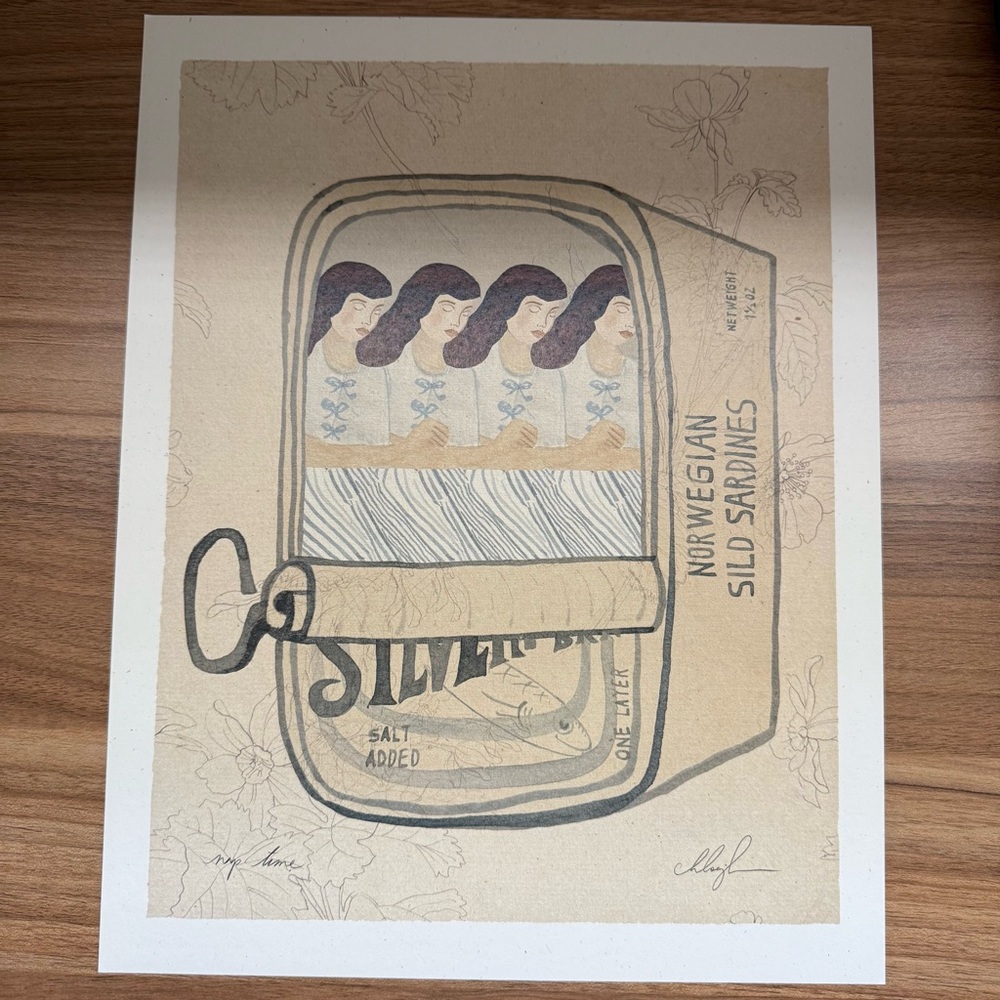 Sardine Art Print 11x14